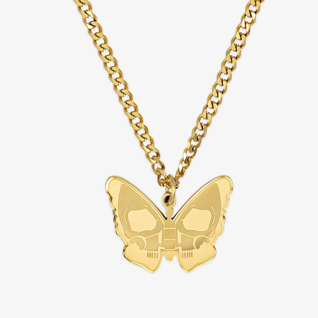 Butterfly Skull Necklace - Herzschmuck