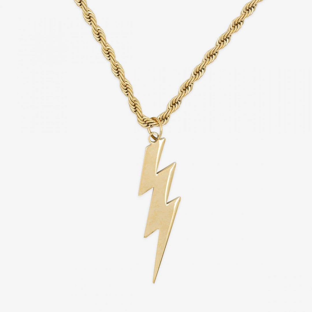 Golden Lightning Necklace - Herzschmuck