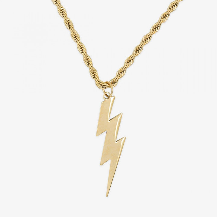 Golden Lightning Necklace - Herzschmuck