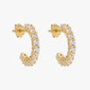 Simple Earrings with Zirconia Stones - Timeless Elegance for Every Occasion  Herzschmuck