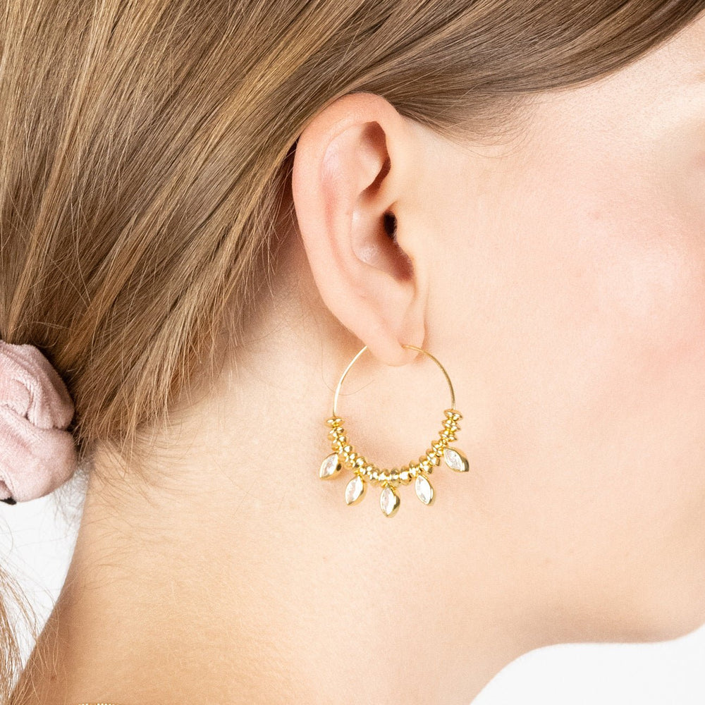 Astra Hoop Earrings - Elegant Statement Pieces for a Stunning Look - Herzschmuck
