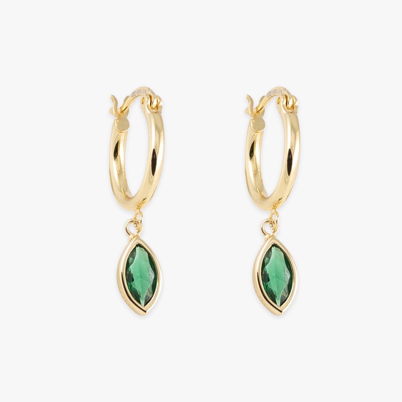 Green Zirconia Earrings - Radiant Jewelry for an Elegant Look - Herzschmuck Schweiz