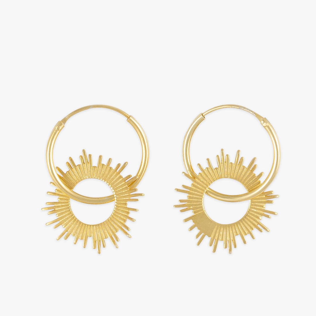 Sun Dance Earrings - Radiant Jewelry for a Sunny Look - Herzschmuck