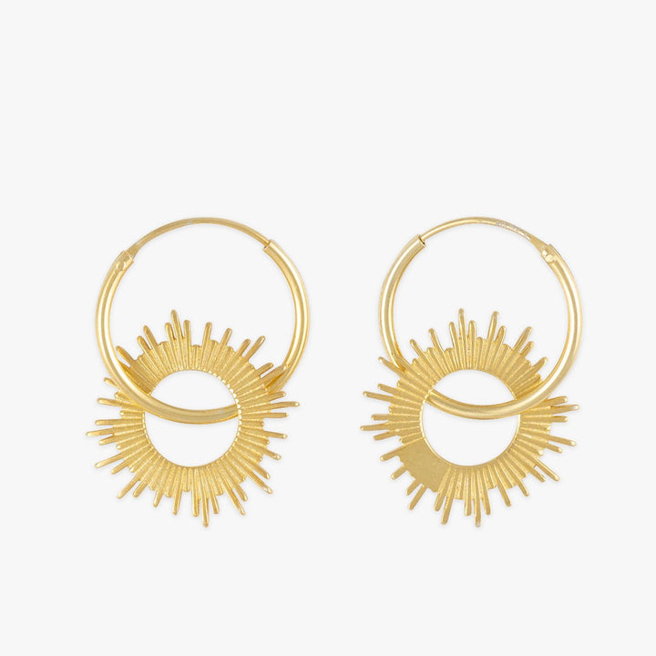 Sun Dance Earrings - Radiant Jewelry for a Sunny Look - Herzschmuck