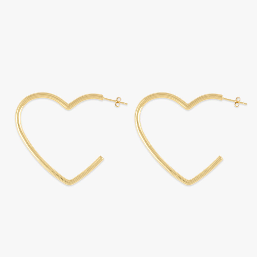 Heart Earrings - Symbol of Love and Elegance - Herzschmuck