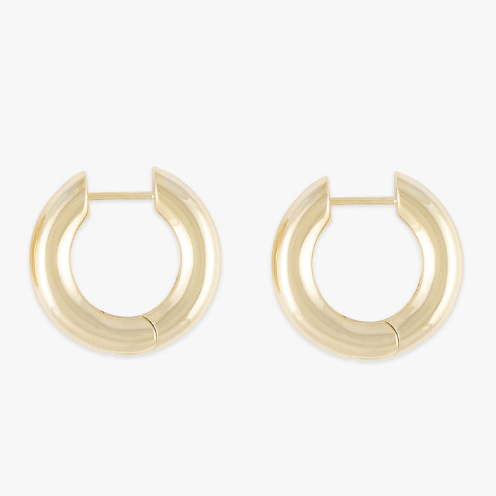 Wide Hoop Earrings - Statement Jewelry for a Stylish Look - Herzschmuck