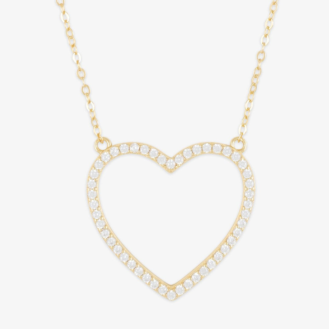 Gold Heart Necklace - Herzschmuck