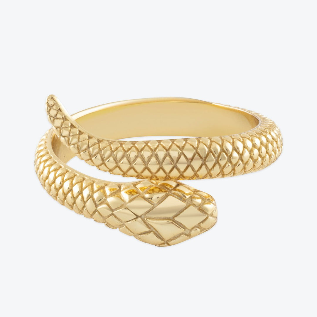 Arched Snake Ring - Herzschmuck