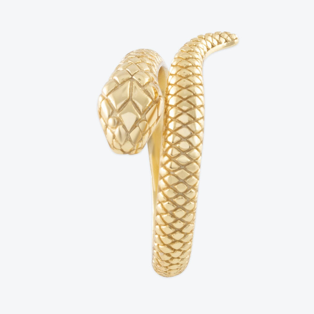 Arched Snake Ring - Herzschmuck