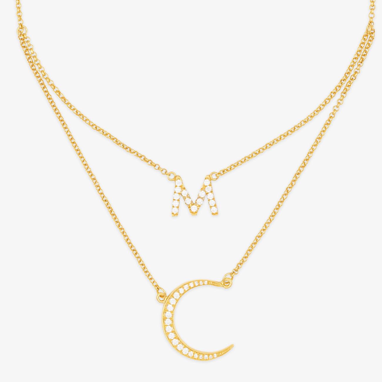 herzschmuck Customize Half-Moon Necklace