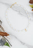 herzschmuck Elegant Pearl Necklace with Zirconia-Studded Initial