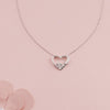 herzschmuck Engraved Necklaces Delicate Open Heart Birthstone & Engraving Necklace
