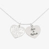 Laden Sie das Bild in den Galerie-Viewer, herzschmuck Engraved Necklaces Dual-Heart &quot;Mom&quot; Personalized Necklace