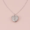 Personalized Angel Wing Heart Locket Necklace  Herzschmuck