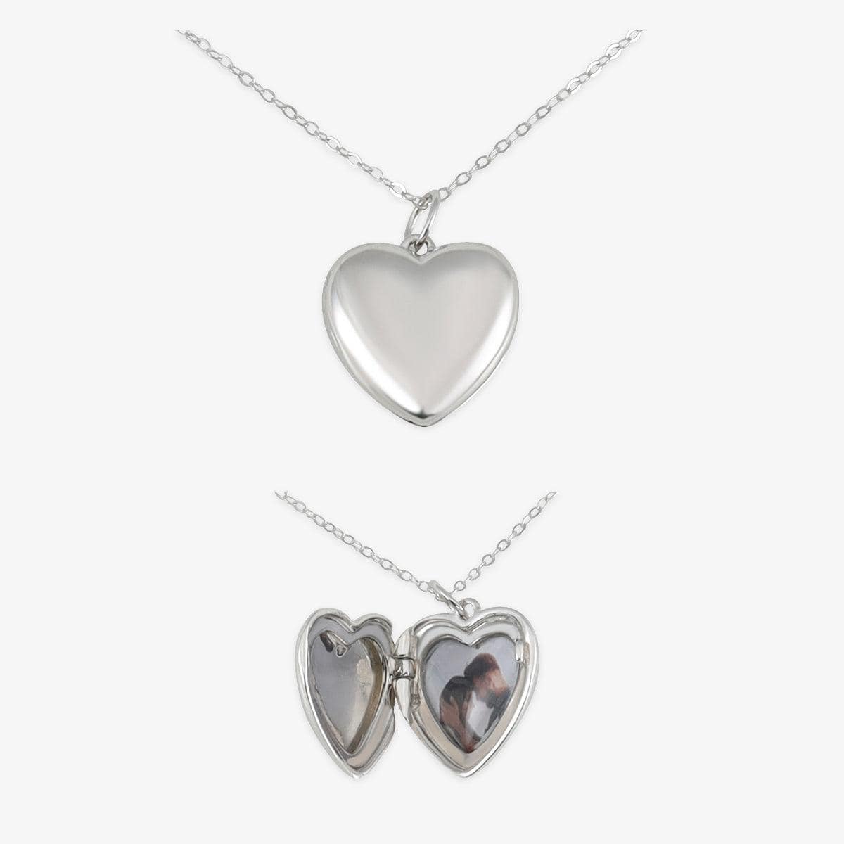 herzschmuck Engraved Necklaces Personalized Heart Photo Locket Necklace