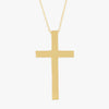 Personalized Side-Engraved Cross Necklace  Herzschmuck