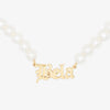 Laden Sie das Bild in den Galerie-Viewer, herzschmuck Gothic Pearl Personalized Name Necklace