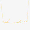Signature Script Name Necklace  Herzschmuck
