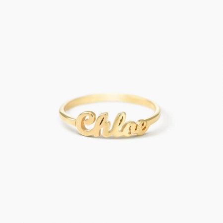 Personalized Name Ring - Herzschmuck