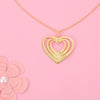 herzschmuck Triple Heart Nested Personalized Necklace